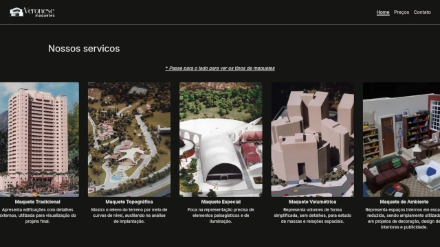 Architectural model website
